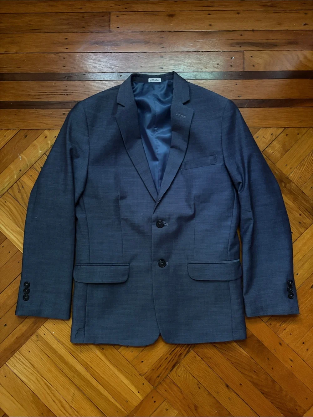 Boy's Calvin Klein Men's Blue Two-Piece Suit with Shirt Size 12 and 14